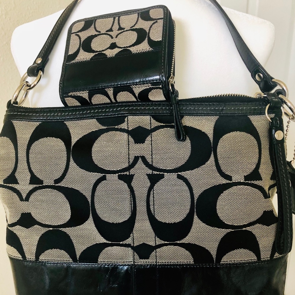 Coach bag and wallet ( bundle)